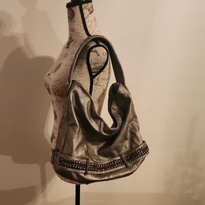 Silver Studded Women's Bag